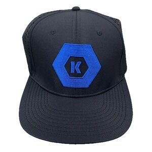 Kobalt Tools Hat Cap Snapback Black Blue Logo Performance Work Wear‎ Mens Adult